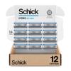Schick Hydro Dry Skin Razor Refills for Men, 12 Count view 1