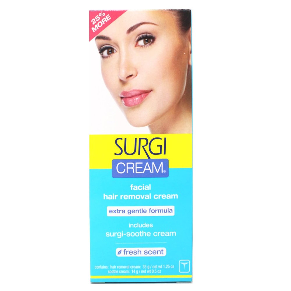 Ardell Surgi Professional Hair Remover Cream for Face Fresh Scent, 1.75 Ounce
