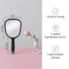 Diane Hand Mirror  Standard 1X Magnification Hand Held Mirror, Single Sided Vanity Makeup Mirror for Women, Men, Salon, Barber, Shaving, and Travel, Medium 5" x 11" In Black view 2