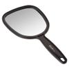Diane Hand Mirror  Standard 1X Magnification Hand Held Mirror, Single Sided Vanity Makeup Mirror for Women, Men, Salon, Barber, Shaving, and Travel, Medium 5" x 11" In Black view 4