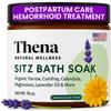 Best Organic Sitz Bath Soak Postpartum Care & Post Partum Essentials, Natural Hemorrhoid Treatment for Women & Moms with Epsom Dead Sea Salt Witch Hazel, Sitz Bath for Toilet, Thena view 1