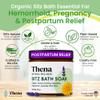 Best Organic Sitz Bath Soak Postpartum Care & Post Partum Essentials, Natural Hemorrhoid Treatment for Women & Moms with Epsom Dead Sea Salt Witch Hazel, Sitz Bath for Toilet, Thena view 2