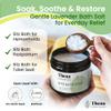 Best Organic Sitz Bath Soak Postpartum Care & Post Partum Essentials, Natural Hemorrhoid Treatment for Women & Moms with Epsom Dead Sea Salt Witch Hazel, Sitz Bath for Toilet, Thena view 3