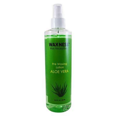 Wax Necessities Waxness Pre Waxing Lotion with Natural Aloe Vera Extract 8.45 Ounces