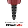 ConairMAN Beard Trimmer for Men Includes Nose and Ear Hair Trimmer and 5-Position Comb Attachment, 4 piece Men's Grooming Kit, Corded view 4