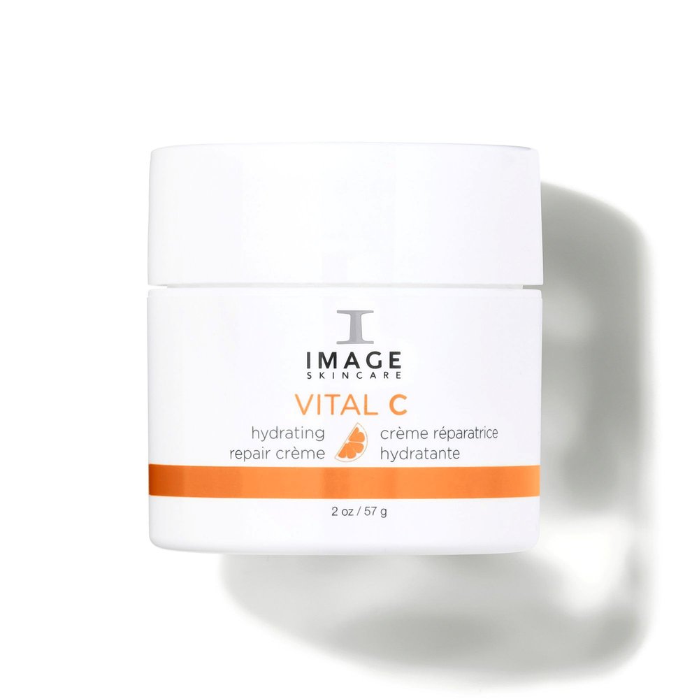 IMAGE Skincare, VITAL C Hydrating Repair Crme, Face Night Cream Moisturizer with Hyaluronic Acid, for Dry Skin, Full-Size, 2 fl oz