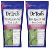 Dr. Teal's Pure Epsom Salt Foot Soak Solution Gift Set (2 Pack, 2lbs ea.) - Revitalize & Refresh with Cooling Peppermint - Essential Oils & Baking Soda Ease Aches & Pains and Eliminate & Prevent Odor view 1