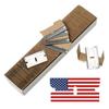 CANOPUS Single Edge Industrial Razor Blades, 100% Made in USA, Heavy Duty Straight Edge Razors, Box & Carton Cutter Replacement Blades, Glass & Paint Scraper Razor Blades (Box of 100) view 1