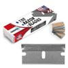 CANOPUS Single Edge Industrial Razor Blades, 100% Made in USA, Heavy Duty Straight Edge Razors, Box & Carton Cutter Replacement Blades, Glass & Paint Scraper Razor Blades (Box of 100) view 2