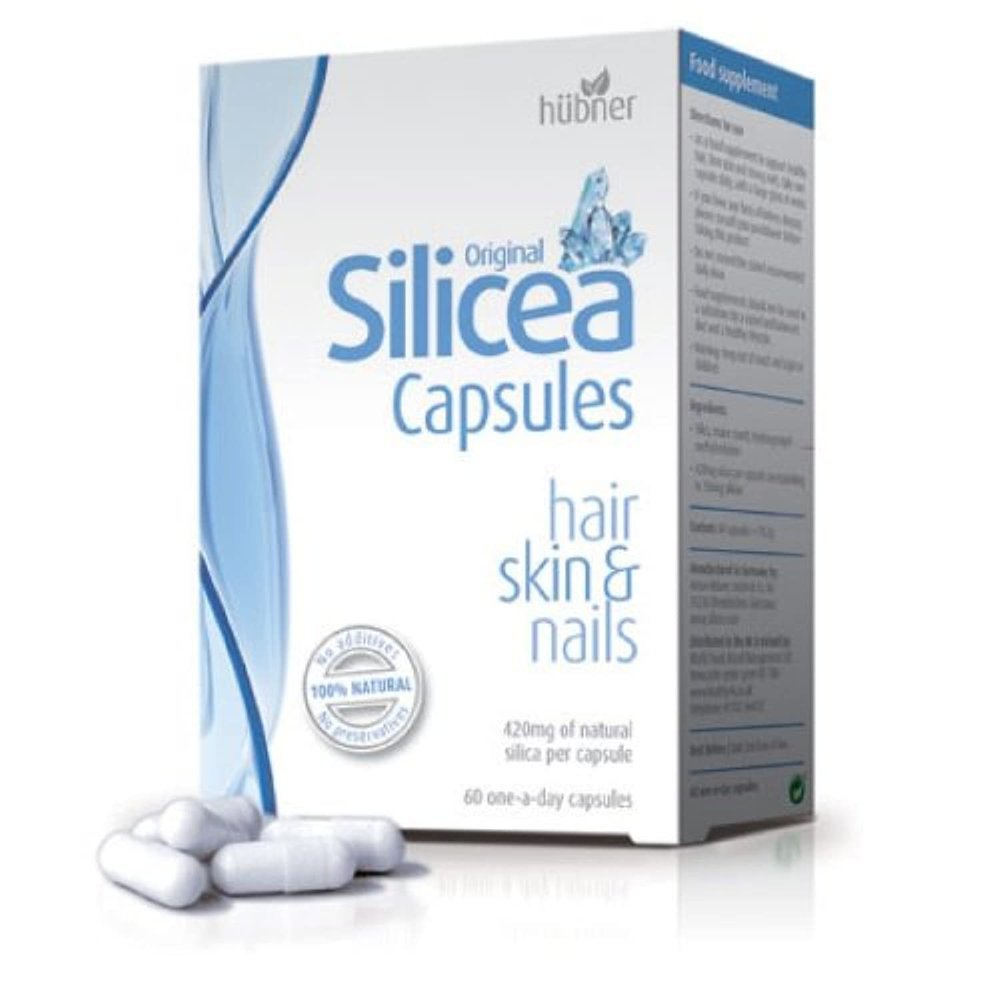 Hubner Silicea for Hair Skin and Nails - Pack of 60 Capsules