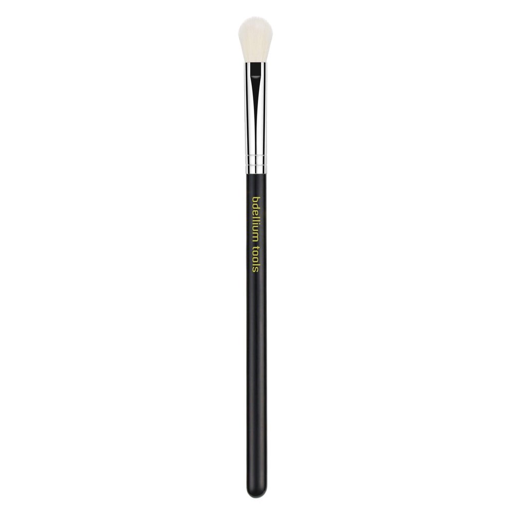 Bdellium Tools Professional Makeup Brush - Maestro Series 776 Blending - With Mix of Soft Synthetic & Natural Fibers, For Shading & Blending Powder (Black, 1pc)