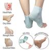 2 PAIR - Moisturizing Gel Heel Socks w/Enriched Vitamins for Dry Hard Cracked Heels & DIY Simple Home Remedies by Triim Fitness view 4