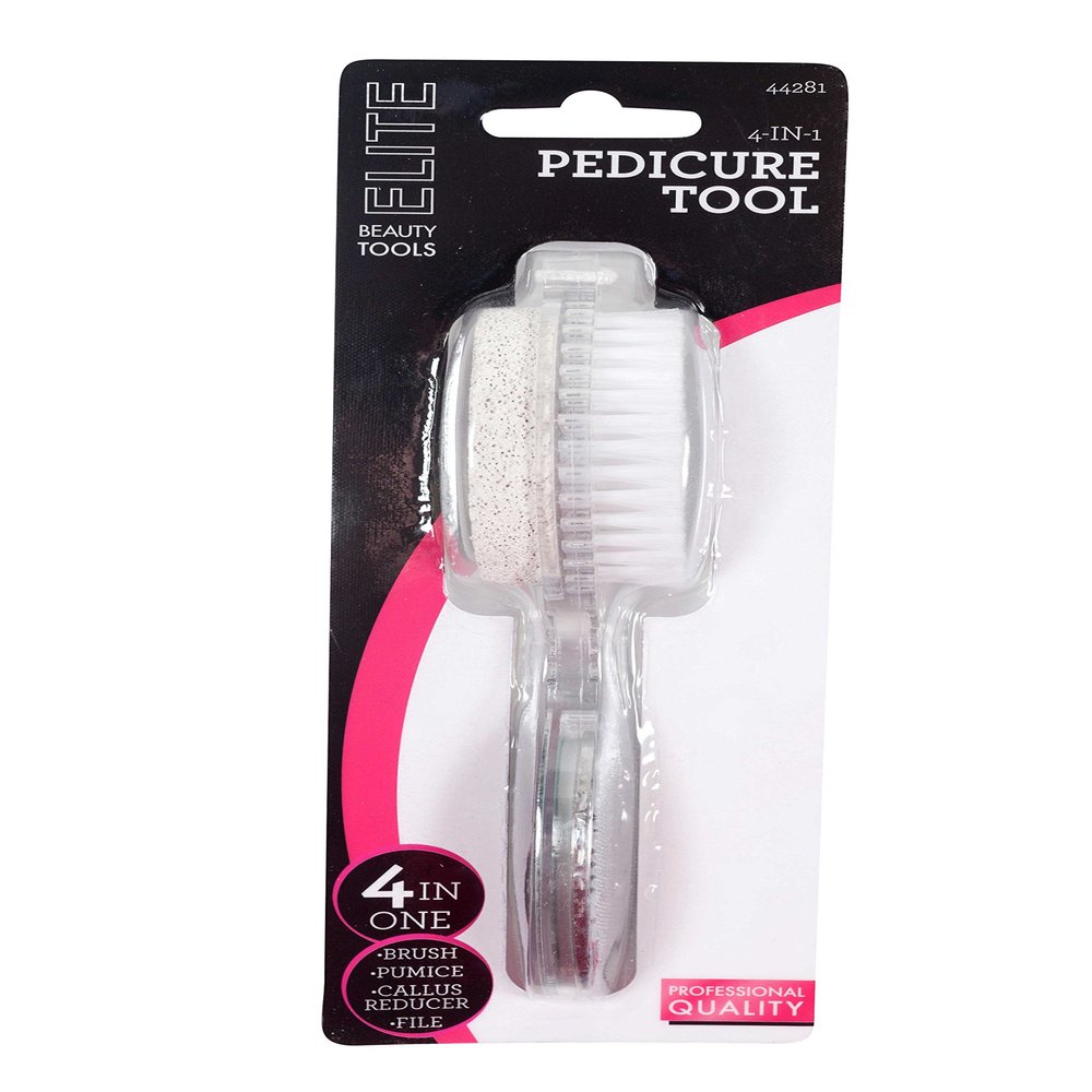 Swissco 4-In-1 Pedicure Tool, Colors Vary, 1 ea