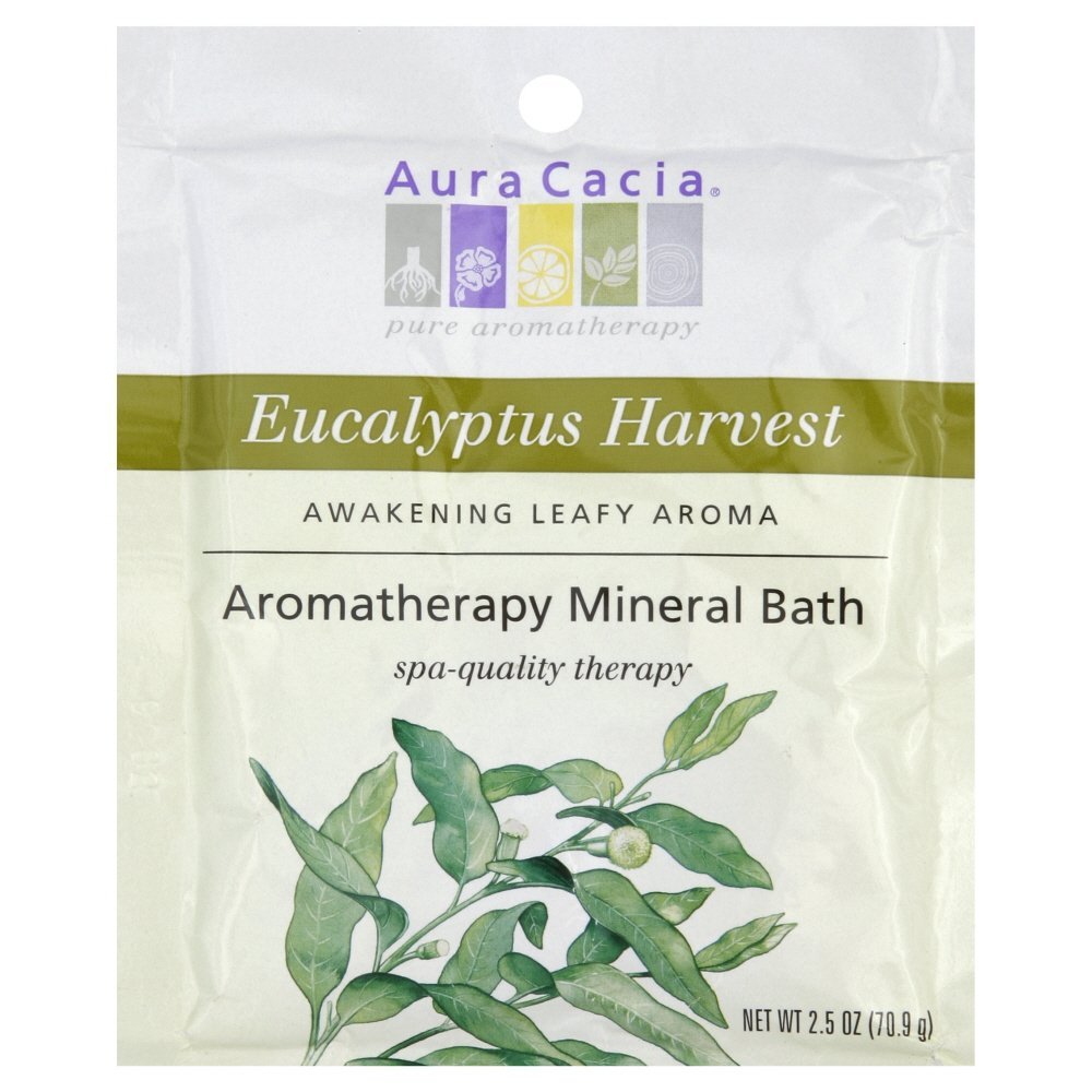 Aura Cacia Bath Mnrl Eucalyptus Clearing, 2.5 Ounce