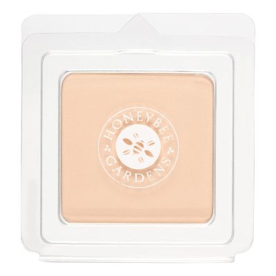 Honeybee Gardens Pressed Mineral Powder Foundation Refill, Supernatural, Neutral Light Shade, Adjustable Coverage, Natural Finish, With Botanical Extracts And Vitamin E, 7.5g