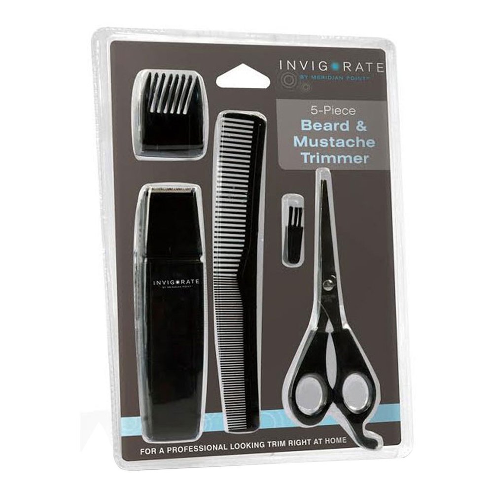5 Piece Beard & Mustache Trimmer