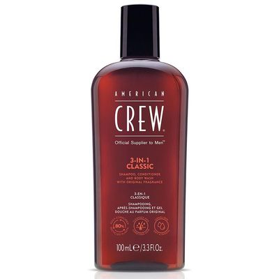 AMERICAN CREW 3 N 1 Shampoo, Conditioner and Body Wash 3.3 oz