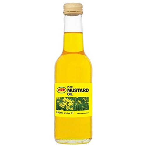 KTC 100% Pure Mustard Multipurpose Oil 250ml - Used for Hair Oil, Skin Massage