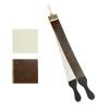 BLADE PRO Premium Leather Barber's Strop | Size 23" x 2.5" | Knife Honing & Sharpening | With Swivel Clip | Ideal for Professionals & Enthusiasts view 1