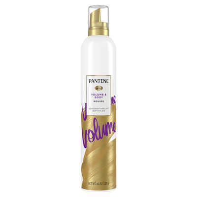 Pantene Pro-V Volume Body Boosting Mousse to Boost Fine, Flat Hair for Maximum Fullness, 6.6 oz