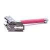 Parker 29L Pink, Long Handle Butterfly Open Double Edge Safety Razor for Women, 5 Parker Premium Platinum Double Edge Razor Blades Included view 2