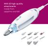 Beurer MP62 Professional Nail Drill Kit, Portable Electric File Machine with 10 Attachments & 10 Sanding Bands, Efile Dremel for Acrylic Gel Manicure and Pedicure, LED Light, with Storage Case view 3