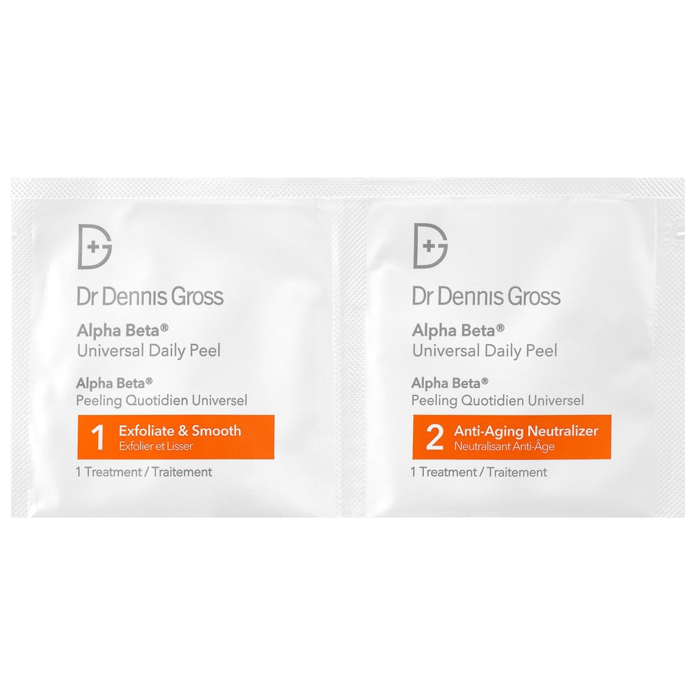 Dr. Dennis Gross Skincare Alpha Beta Universal Daily Face Peel (Original Formula) | 30 Treatment Packets