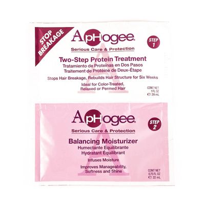 ApHogee Two-Step Protein Treatment & Balancing Moisturizer Repairs Damaged Hair, Strengthens & Restores Moisture 1 Ea
