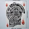 Waterproof Temporary Tattoos Paper Sticker Dwayne Johnson Totem Large Body Art (Temporary Tattoos) view 2