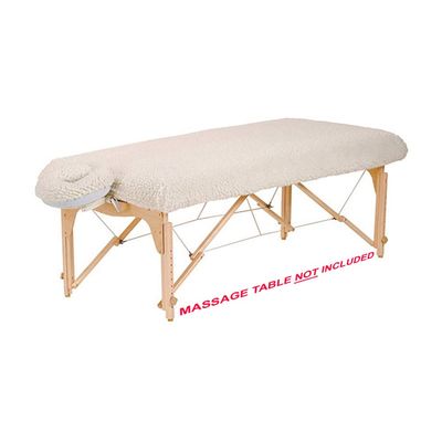Royal Massage Deluxe Universal Fleece Pad Sheet Set (Face Cover and Sheet) - Professional Grade Thick Padded Massage Table Cover