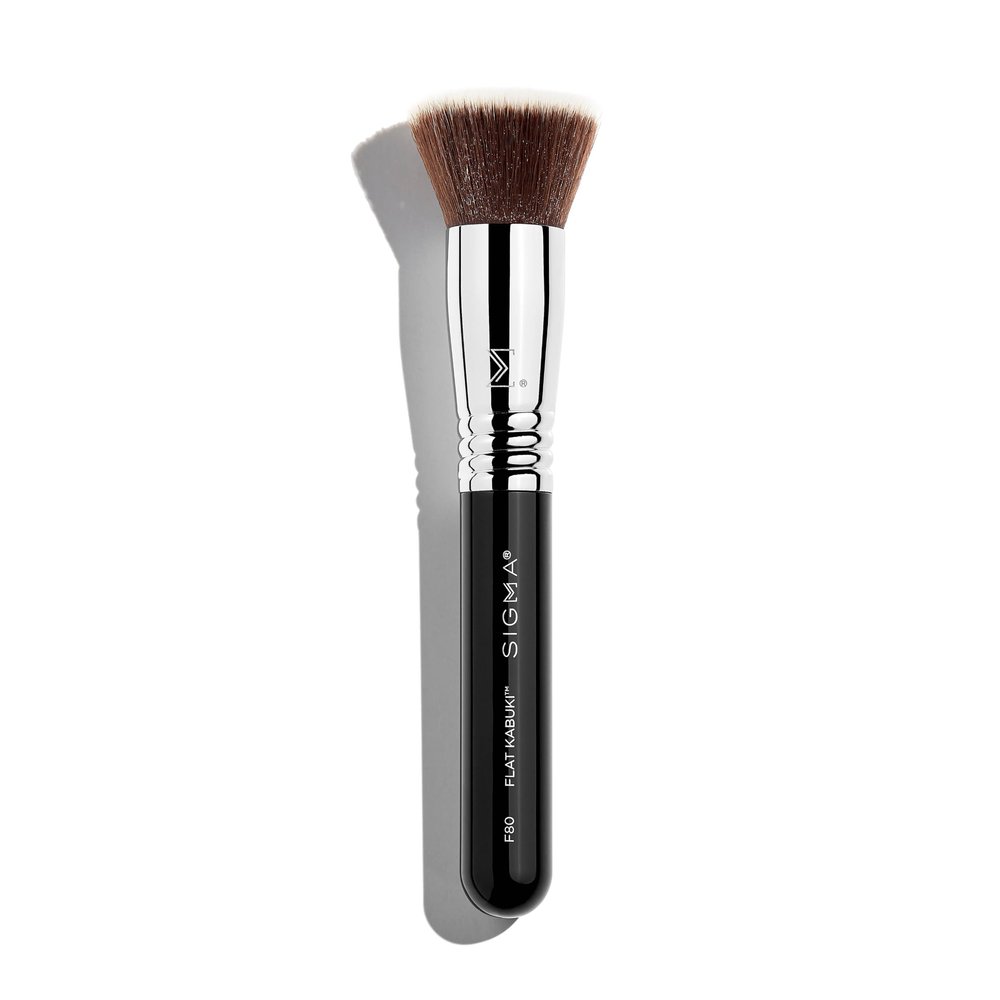 Sigma Beauty F80 Flat Kabuki Brush - Makeup Brush for Liquid and Cream