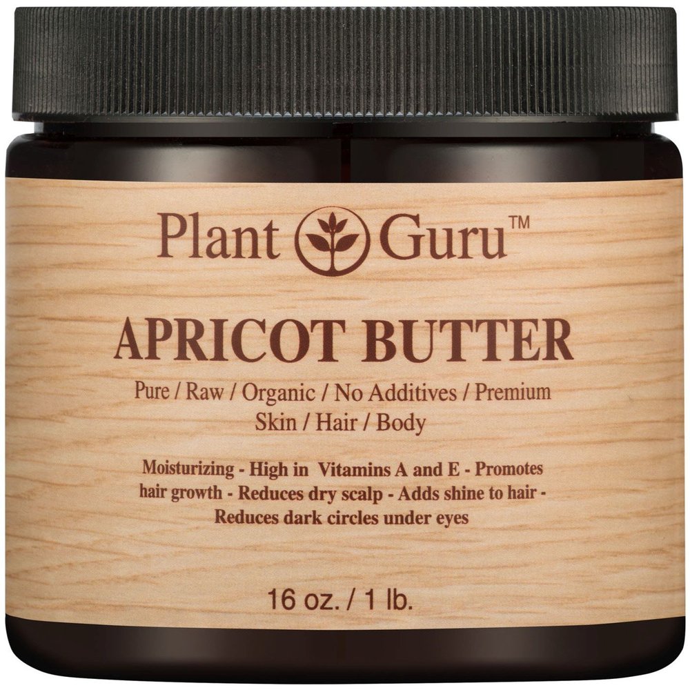 Apricot Body Butter 16 oz. 100% Pure Raw Fresh Natural Cold Pressed. Skin, Hair, Nail Moisturizer, DIY Creams, Balms, Lotions, Soaps.