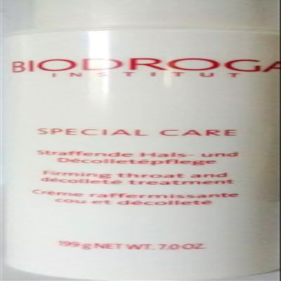 Biodroga Firming Throat & Decollete Treatment 200 ml professional salon size. For a firmer and smoother appearance of the throat and decollete