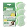 Spongeables Pedi Scrub Foot Exfoliating 20+ Wash Sponge, Citron Eucalyptus, 3 Count view 1