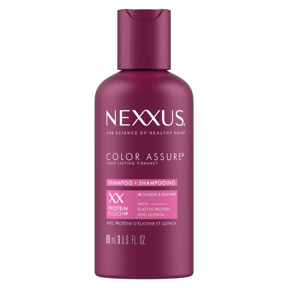 Nexxus Hair Color Assure Sulfate Free Shampoo with ProteinFusion, For Colored Treated Hair Color Shampoo 3 oz