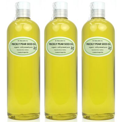 48 OZ PRICKLY PEAR SEED OIL BY DR.ADORABLE 100% PURE COLD PRESSED