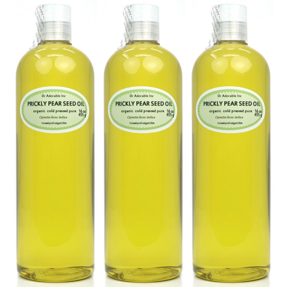 48 OZ PRICKLY PEAR SEED OIL BY DR.ADORABLE 100% PURE COLD PRESSED