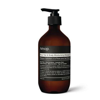 Aesop Rose Hair and Scalp Moisturizing Masque | Conditioning Treatment for Dry Scalps | Instantly Adds Shine and Softness to Hair | 17.1 oz / 500 mL