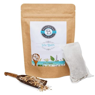 Birds & Bees Teas - Organic Herbal Sitz Bath Postpartum Soak - 4 Sachets