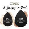Aesthetica Cosmetics Beauty Sponge Blender - Latex Free and Vegan Makeup Sponge Blender - For Powder, Cream or Liquid Application - One Piece Make Up Sponge view 3
