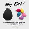 Aesthetica Cosmetics Beauty Sponge Blender - Latex Free and Vegan Makeup Sponge Blender - For Powder, Cream or Liquid Application - One Piece Make Up Sponge view 4
