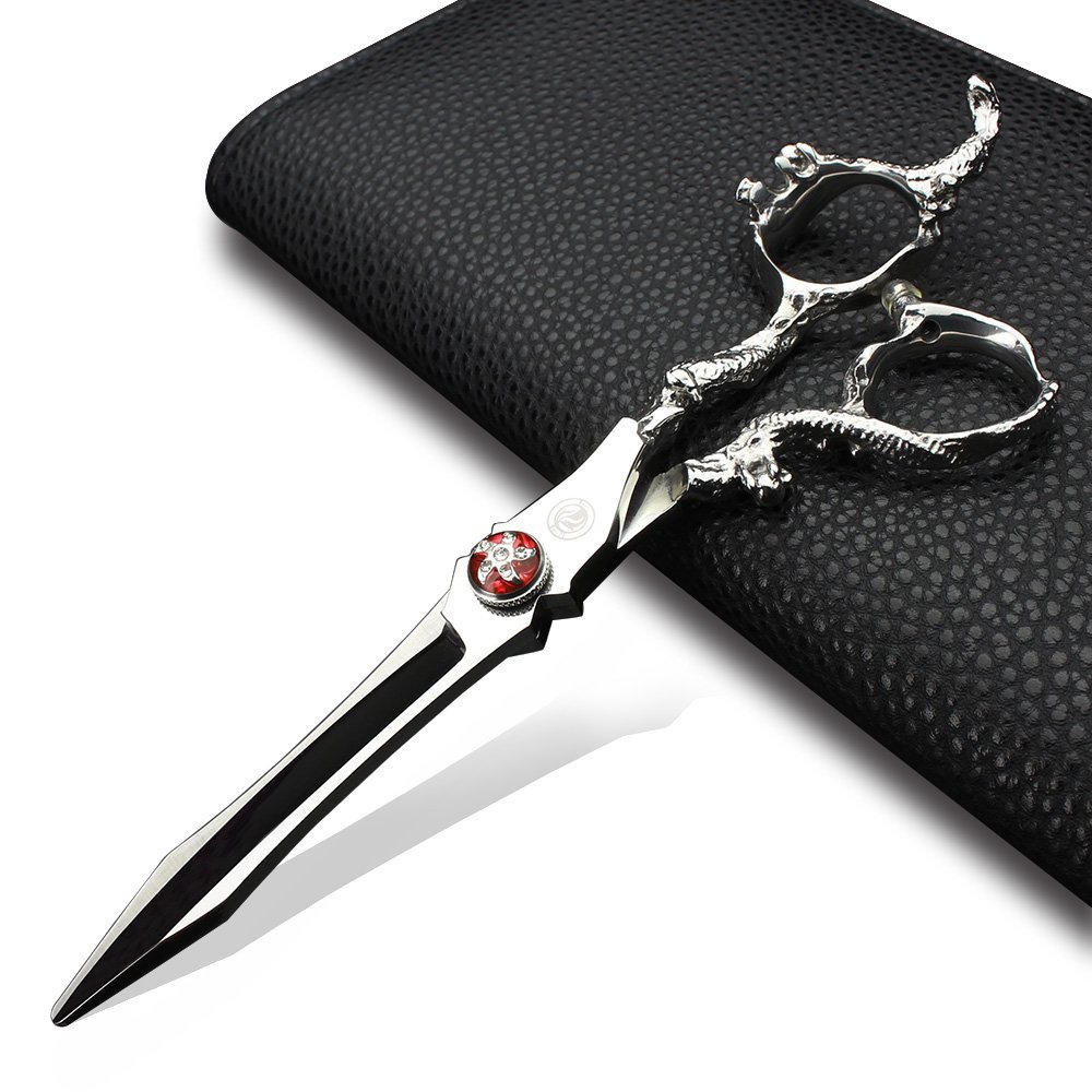 6 inch high quality hair scissors Japan 440C hairdressing scissors level texture modeling dedicated