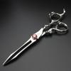 6 inch high quality hair scissors Japan 440C hairdressing scissors level texture modeling dedicated view 2