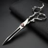 6 inch high quality hair scissors Japan 440C hairdressing scissors level texture modeling dedicated view 3