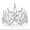 Anderson's Amara Rhinestone Tiara, Sparkling 2-Inch Silver Crown with Clear Faux Diamonds, Adjustable Band & Comfort Combs, Perfect for Proms, Homecomings, Weddings, Pageants & Special Events view 1
