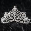 Anderson's Jenna Rhinestone Tiara, Sparkling 3-Inch Silver Crown with Clear Faux Diamonds, Adjustable Band & Comfort Combs, Perfect for Proms, Homecomings, Weddings, Pageants & Special Events view 2