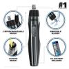 Wahl Lighted Battery Nose Hair Trimmer for Men & Women. Painless, Easy to See Nose, Ear, and Eyebrow Trimming with Built in Light, Battery Included.  Model 3023283 view 2
