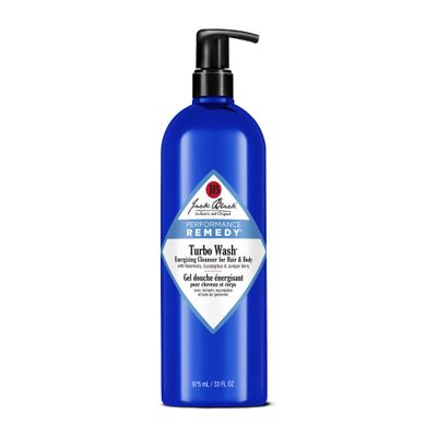 Jack Black Turbo Wash Energizing Body & Hair Cleanser, 33 Fl Oz Rosemary, Eucalyptus & Juniper Berry Mens Body Wash, Mens Shampoo, Skin Care, Hair Care, Dual-Purpose Body Wash Men, SulfateFree