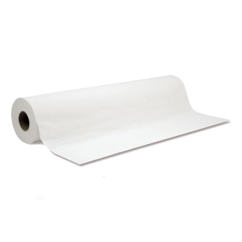 SKINACT White Disposable Non-woven BED Cover Roll Perforated (23" Wide X 375 Feet Long)Massage Table Sheets Wax Facial Chair