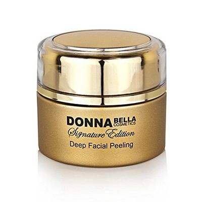 Donna Bella Cosmetics Caviar Signature Deep Facial Peeling W/Peptide crystals - 50ml - Powerful Facial Cleansing to Reveal Ultra-Smooth and Youthful Skin